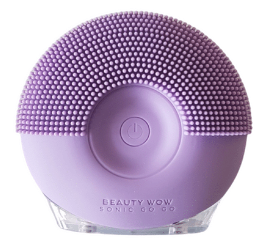 Beauty Wow Sonic Go Go Facial Cleansing Brush Lilac