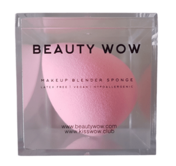 Beauty Wow Pink Makeup Blender Sponge Pink