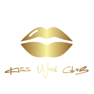 Kiss Wow Gold Lips Logo Transparent