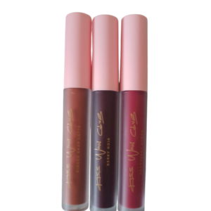 Set of 3 Kiss Wow Club Lipsticks Winter Collection