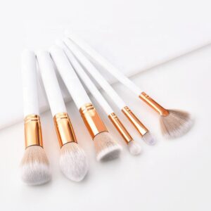 Kiss Wow Club Sable White Makeup Brush Set 2