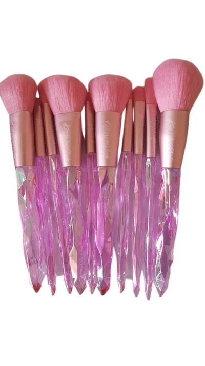 Pink Make up brushe set 1